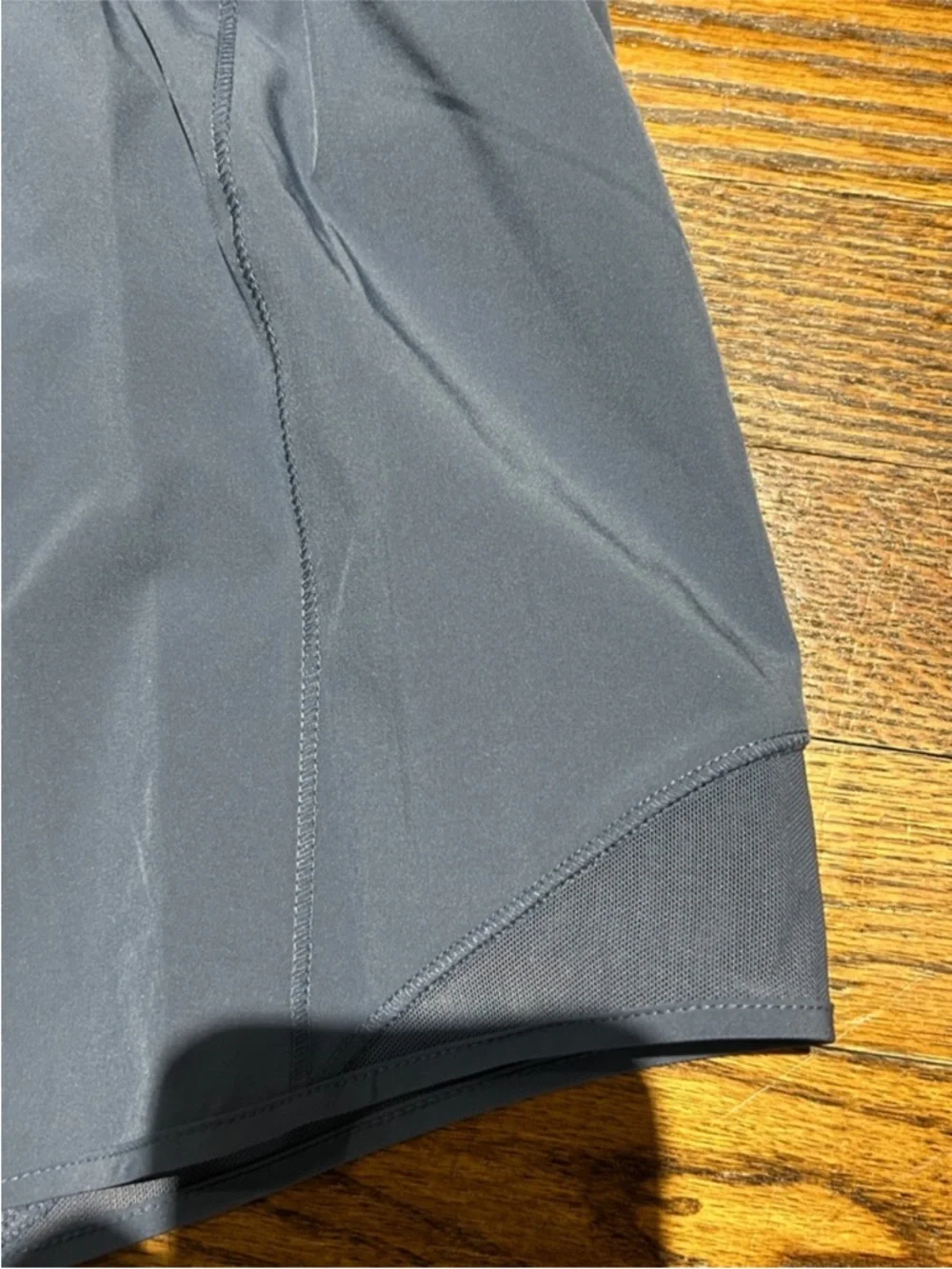 Women's Performance Running Shorts in Navy with Mesh - Picture 3 of 7